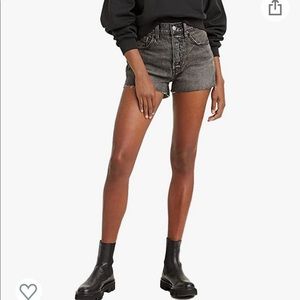 Levi’s 501 Raw Hem Shorts - Grey - NWT - Size 27